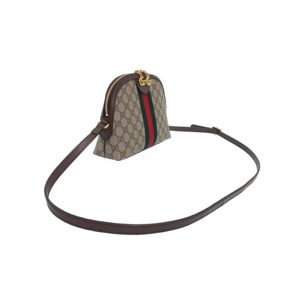 Gucci Ebony Beige Shoulder Supreme Ophidia GG Brown Canvas Bag